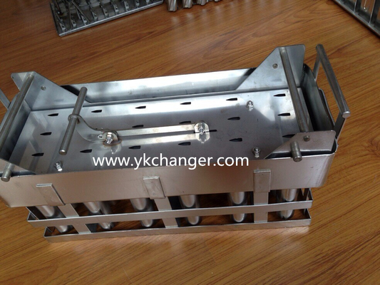شراء قالب آيس كريم منزل عصا قالب المصاصة من الفولاذ المقاوم للصدأ 4X6 24 قطعة online manufacture