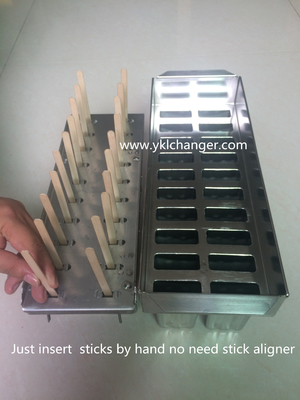 شراء قناة مجمدة مجمدة خزان عصا الثلج العقاقير العفن الآيس كريم عفن البوبسكيل المقاوم للصدأ online manufacture