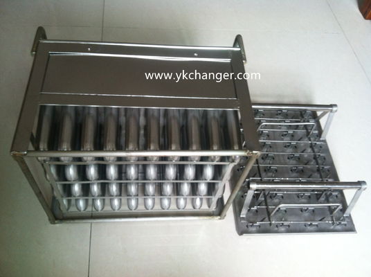 شراء سلة قوالب آيس كريم من الفولاذ المقاوم للصدأ مع حامل عصا 90 مل 4 × 10 40 قطعة online manufacture
