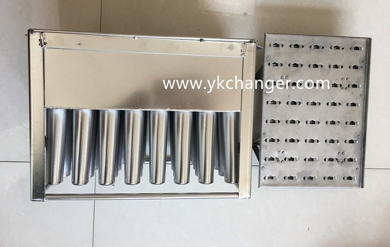 شراء علب الحلوى التجارية من الفولاذ المقاوم للصدأ علب البسكويت 5x8 40 قطعة مع حامل العصا online manufacture