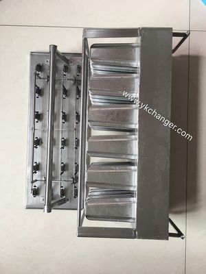 شراء قالب آيس كريم إيطالي جيلاتو من الفولاذ المقاوم للصدأ 4x6 24 عصا حجم 80 مل بما في ذلك حامل العصا بجودة عالية معتمد من CE online manufacture