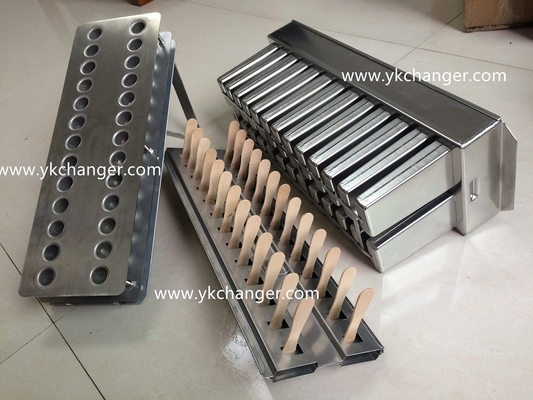 شراء قوالب الآيس كريم البوبسكيل الفولاذ المقاوم للصدأ 2x13 26جوفات 123ml المكسيكية الباليتات مع حامل عصا هليكس ومواءمة online manufacture