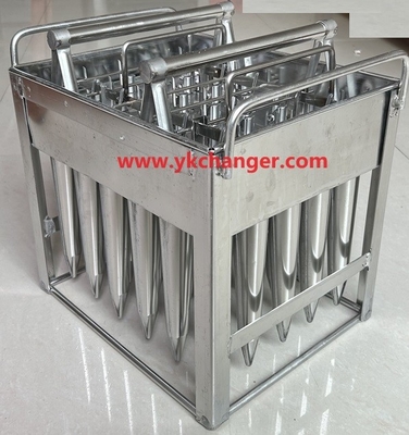 شراء القوالب الكولفي من الفولاذ المقاوم للصدأ 5X6 30جوف مع حامل عصا online manufacture