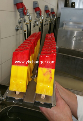 شراء صيغ حلوى الجليد المخصصة صيغ الآيس كريم من الفولاذ المقاوم للصدأ 2x13 26جوف 94ml بما في ذلك مستخرج العصا الاستخدام التجاري online manufacture