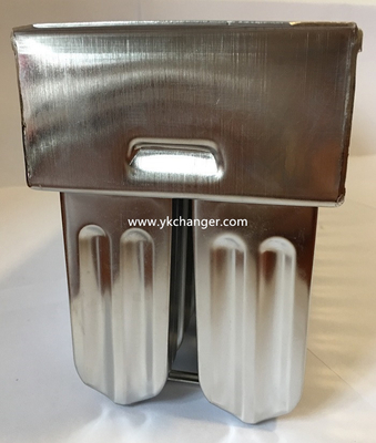 شراء قوالب الآيس كريم من الفولاذ المقاوم للصدأ قوالب آيس كريم من النوع 2x14 63ml مع جهاز إزالة العصا online manufacture
