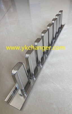 شراء مخصصة 8pcs خطية عصا الآيس كريم صنع القوالب الفولاذ المقاوم للصدأ المشتركة عصا آيس كريم خط القوالب online manufacture