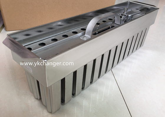 أشكال الآيس كريم من الفولاذ المقاوم للصدأ للاستخدام التجاري 2X14 28mold 63ml نوع brida ataforma مع حامل عصا عادي