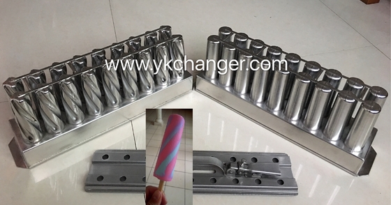 قوالب آيس كريم من الفولاذ المقاوم للصدأ lolata stampe 2x9 95ml مثقاب و 117ml lolly bar ituzinho مع مستخرج العصا