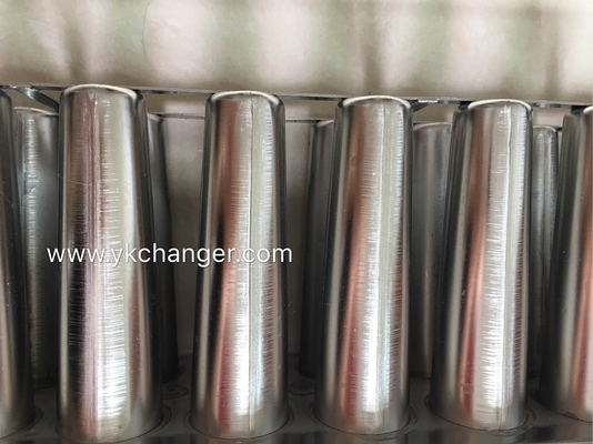قوالب الحلوى الثلجية الفولاذ المقاوم للصدأ 2x9 18جوفا 35ml إلى 100ml مع حامل عصا الروبوت لحام البلازما الاستخدام شبه الصناعي