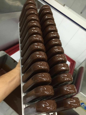 قوالب البسكويت من الفولاذ المقاوم للصدأ قوالب المثلجات Magnum 86ml نوع 2X13 ataforma مع حامل العصا للاستخدام التجاري